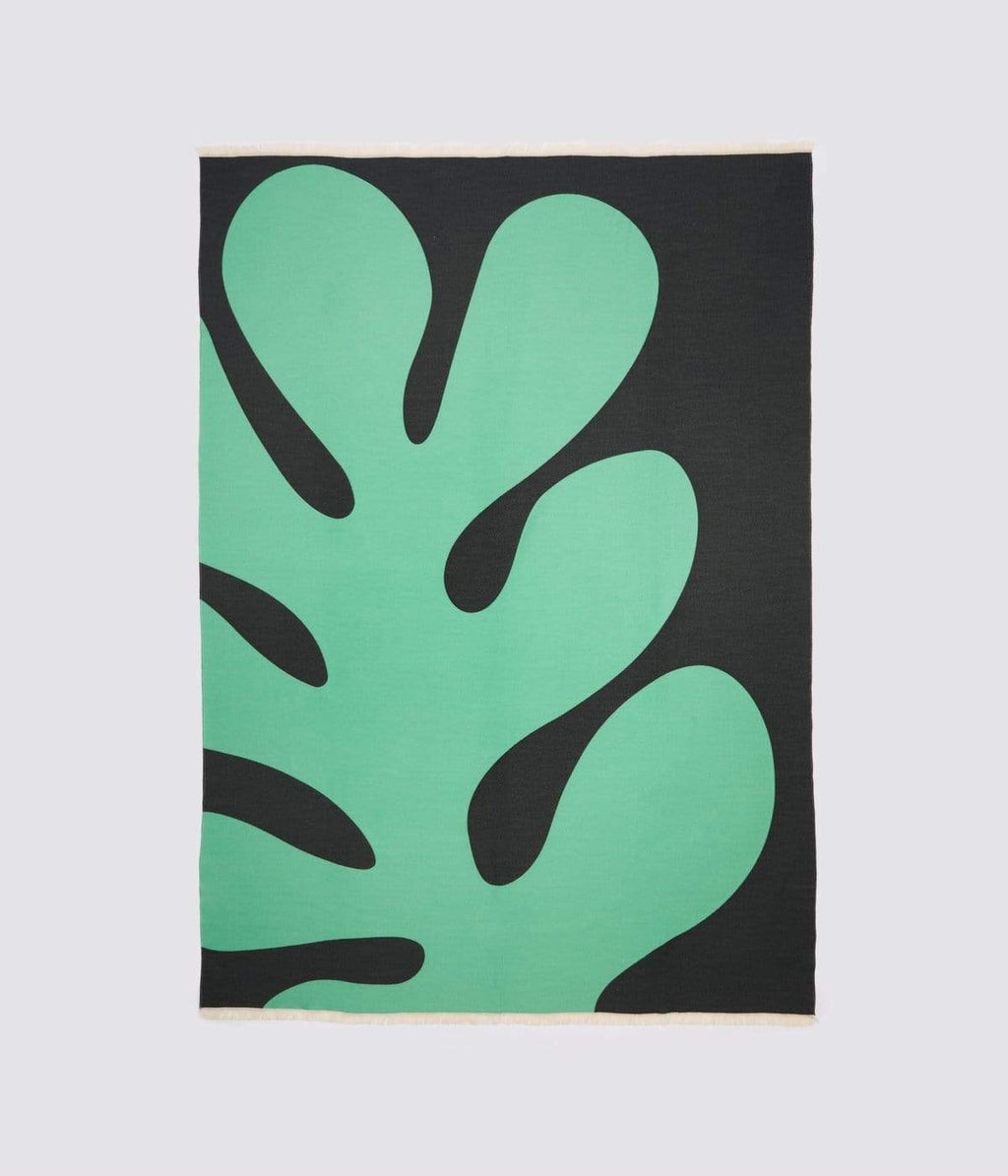 Variation Maison Matisse - plaid, green/black